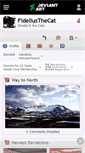 Mobile Screenshot of fideliusthecat.deviantart.com
