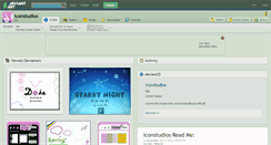 Desktop Screenshot of iconstudios.deviantart.com