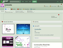 Tablet Screenshot of iconstudios.deviantart.com