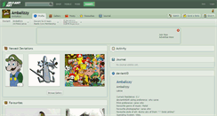 Desktop Screenshot of ambalizzy.deviantart.com