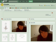Tablet Screenshot of kenadae.deviantart.com