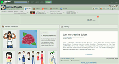 Desktop Screenshot of calming-thoughts.deviantart.com
