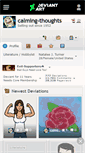 Mobile Screenshot of calming-thoughts.deviantart.com
