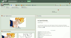 Desktop Screenshot of gokussj50.deviantart.com