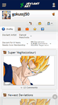 Mobile Screenshot of gokussj50.deviantart.com