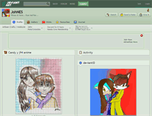 Tablet Screenshot of johnes.deviantart.com