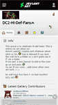 Mobile Screenshot of dc2-hi-def-fans.deviantart.com