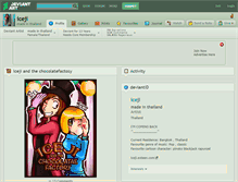 Tablet Screenshot of iceji.deviantart.com