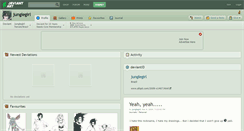 Desktop Screenshot of junglegirl.deviantart.com