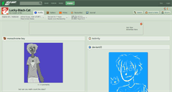 Desktop Screenshot of lucky-black-cat.deviantart.com