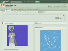 Tablet Screenshot of lucky-black-cat.deviantart.com