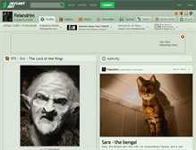 Tablet Screenshot of felandrim.deviantart.com