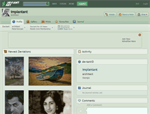 Tablet Screenshot of implantant.deviantart.com