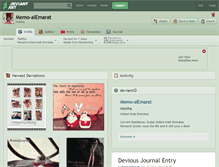 Tablet Screenshot of memo-alemarat.deviantart.com