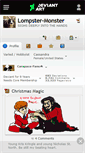 Mobile Screenshot of lompster-monster.deviantart.com