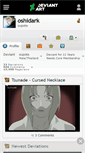 Mobile Screenshot of oshidark.deviantart.com