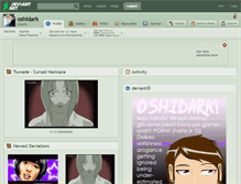 Tablet Screenshot of oshidark.deviantart.com