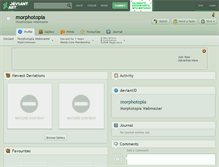 Tablet Screenshot of morphotopia.deviantart.com