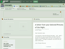Tablet Screenshot of molunaplz.deviantart.com