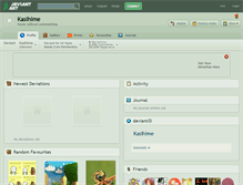 Tablet Screenshot of kasihime.deviantart.com