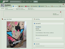 Tablet Screenshot of gunmom.deviantart.com