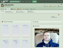Tablet Screenshot of killswitchwes.deviantart.com