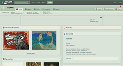 Desktop Screenshot of la-bete.deviantart.com