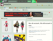 Tablet Screenshot of alezzyachan.deviantart.com