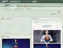 Tablet Screenshot of cuzkern.deviantart.com
