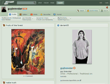 Tablet Screenshot of guybrewster.deviantart.com