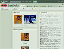 Tablet Screenshot of kennyxwendy.deviantart.com