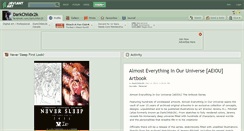 Desktop Screenshot of darkchildx2k.deviantart.com