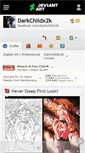Mobile Screenshot of darkchildx2k.deviantart.com