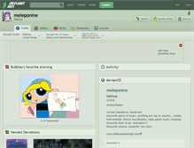 Tablet Screenshot of meleponine.deviantart.com