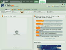 Tablet Screenshot of mr-ripley.deviantart.com