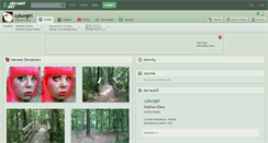 Desktop Screenshot of cyborgirl.deviantart.com