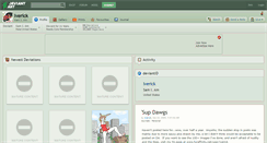 Desktop Screenshot of iverick.deviantart.com