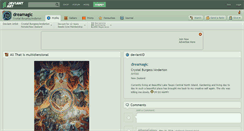 Desktop Screenshot of dreamagic.deviantart.com