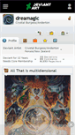 Mobile Screenshot of dreamagic.deviantart.com