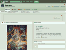 Tablet Screenshot of dreamagic.deviantart.com