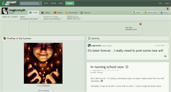 Desktop Screenshot of magicnmyth.deviantart.com