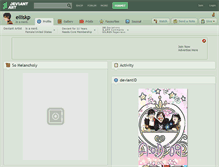 Tablet Screenshot of elliskp.deviantart.com