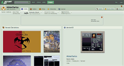 Desktop Screenshot of misterdarius.deviantart.com