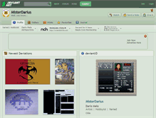 Tablet Screenshot of misterdarius.deviantart.com