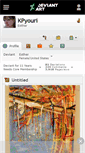 Mobile Screenshot of kpyouri.deviantart.com