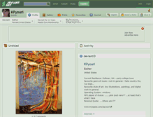 Tablet Screenshot of kpyouri.deviantart.com