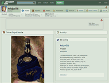Tablet Screenshot of krisjod16.deviantart.com