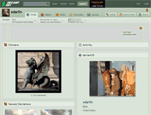 Tablet Screenshot of edarlin.deviantart.com