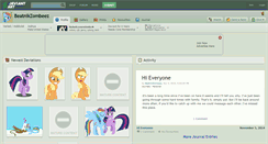 Desktop Screenshot of beatnikzombeez.deviantart.com