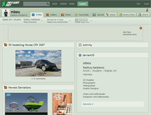 Tablet Screenshot of mbeu.deviantart.com